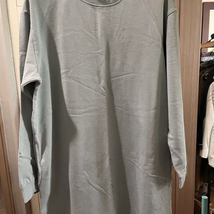 [BUNJANG] Zara Sweatshirt Long Dress Mint M / ZARA 맨투맨 롱 원피스 M 민트