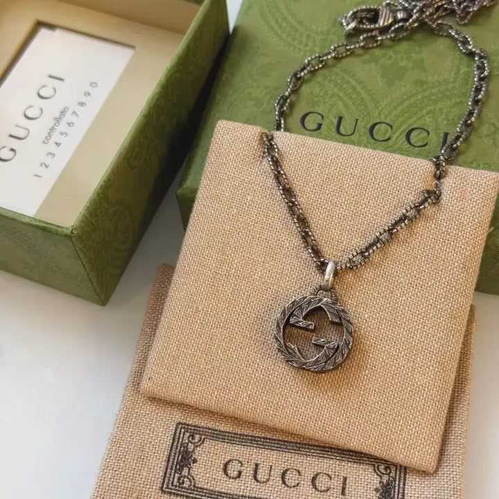 [BUNJANG] Gucci Interlocking Chain Necklace / 구찌 인터로킹 체인 목걸이