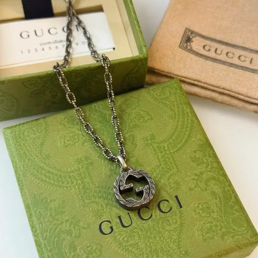 [BUNJANG] Gucci Interlocking Chain Necklace / 구찌 인터로킹 체인 목걸이