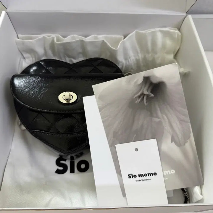 [BUNJANG] SIOMOMO Heart Quilting Chain Bag Black / 시오모모 하트퀼팅 체인백 블랙
