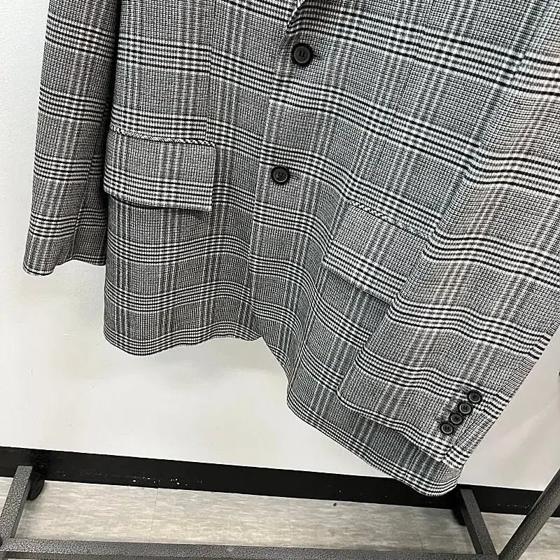 [BUNJANG] Solid Homme Glen Check Oversized Jacket / 110) 솔리드옴므 글렌체크 오버자켓