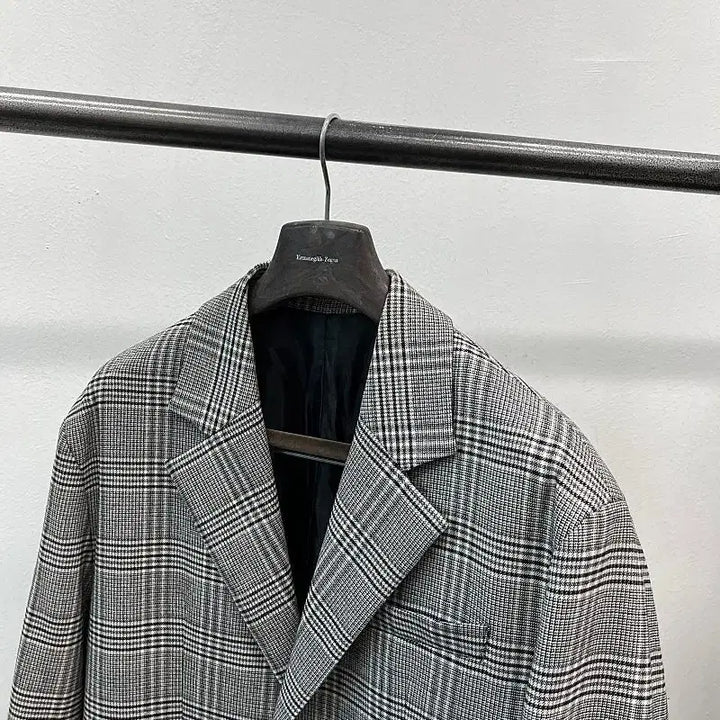 [BUNJANG] Solid Homme Glen Check Oversized Jacket / 110) 솔리드옴므 글렌체크 오버자켓