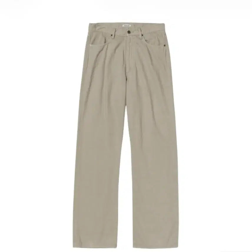[BUNJANG] Auralee Botanical Dyed Selvedge Denim Pants Natural Brown / 오라리 보타니컬 다이드 셀비지 데님 팬츠
