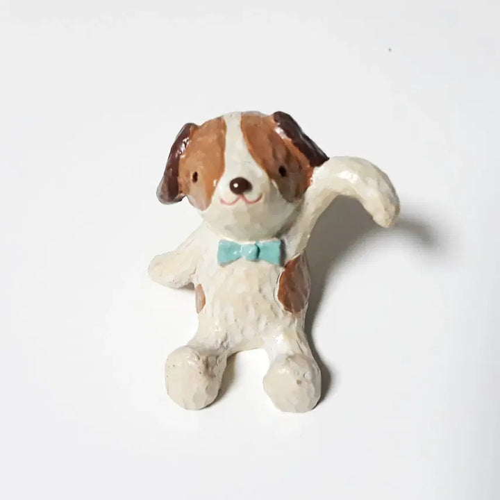 [BUNJANG] Japan Everyday 2014 Sitting Puppy Resin Figure / 일본 에브리 2014 앉아 있는 댕댕이