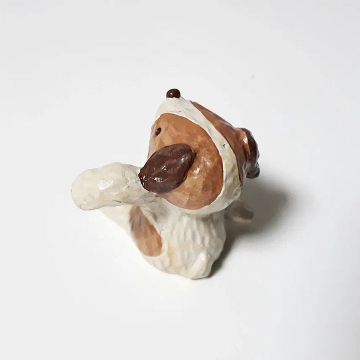 [BUNJANG] Japan Everyday 2014 Sitting Puppy Resin Figure / 일본 에브리 2014 앉아 있는 댕댕이