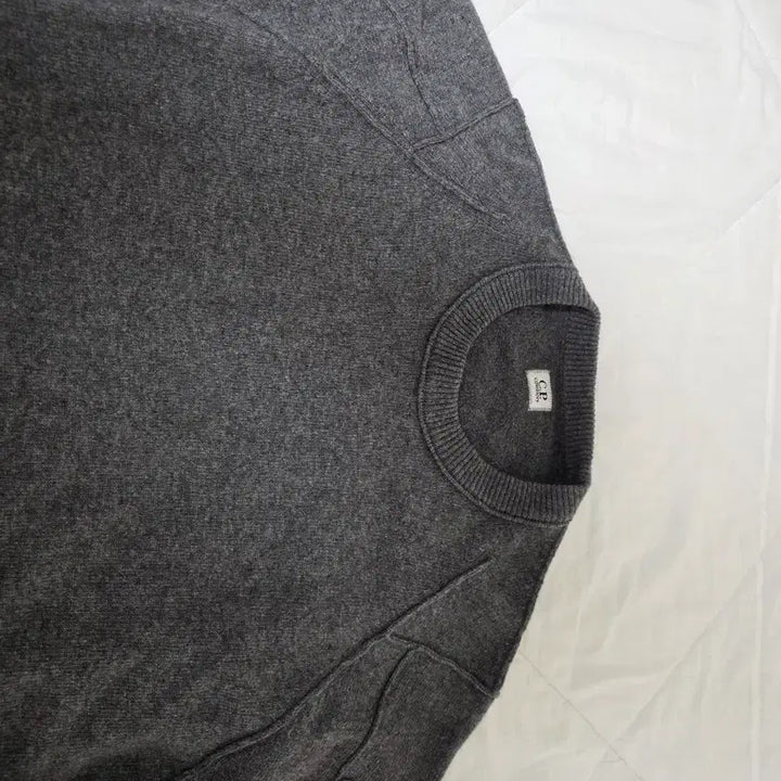 [BUNJANG] C.P. Company Lens Detail Knit Sweater / C.P. 컴퍼니 니트 스웨터 그레이