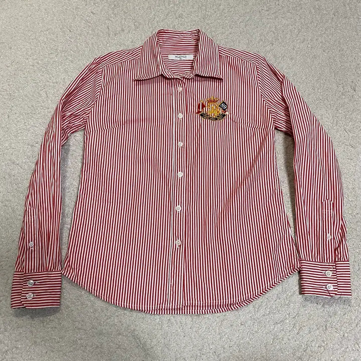 [BUNJANG] Beanpole Striped Shirt / 빈폴 스트라이프 셔츠 여성 95