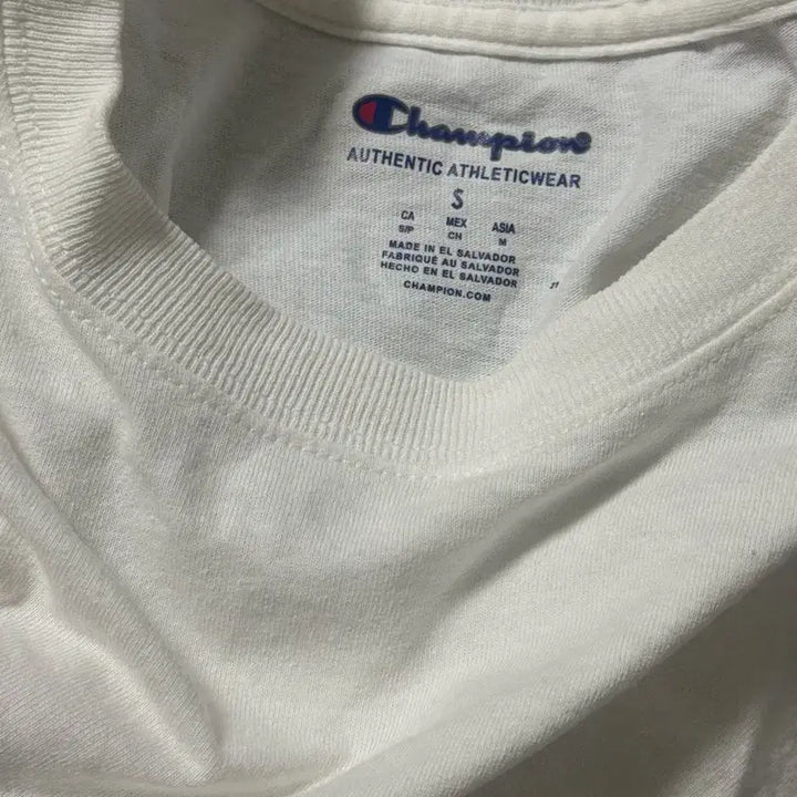 [BUNJANG] Champion Long Sleeve T-Shirt White / 챔피온 롱슬리브 긴팔티 화이트
