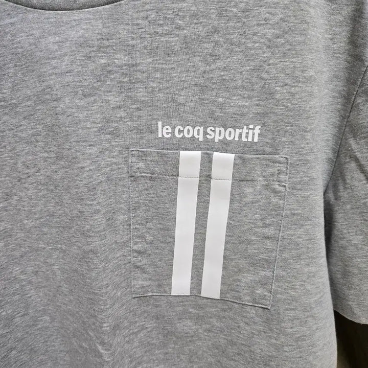 [BUNJANG] Le Coq Sportif Grey Short Sleeve T-Shirt / 르꼬끄 스포르티브 그레이 반팔 티셔츠
