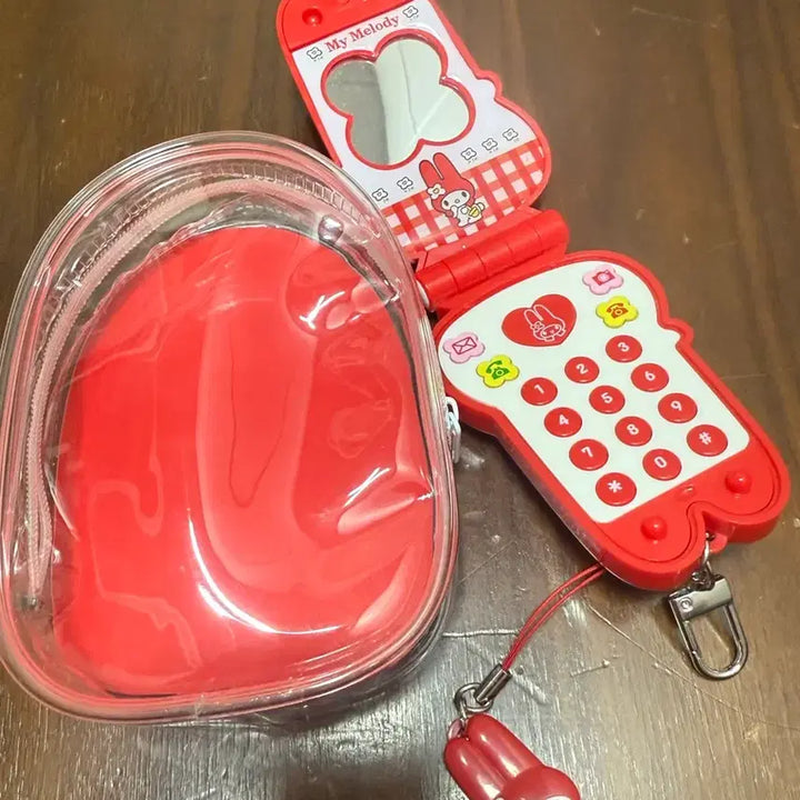 [BUNJANG] My Melody Folder Phone Keyring / 마이멜로리 폴더폰 키링