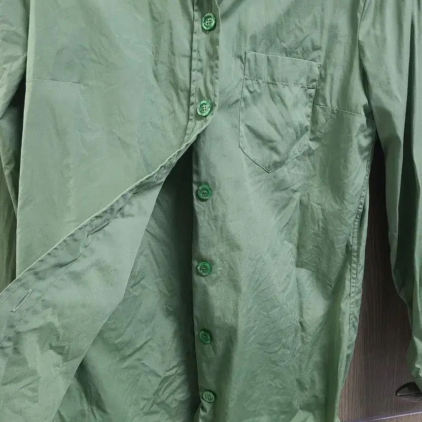 [BUNJANG] Gucci Green Long-Sleeve Shirt / 구찌 셔츠 그린색 긴팔