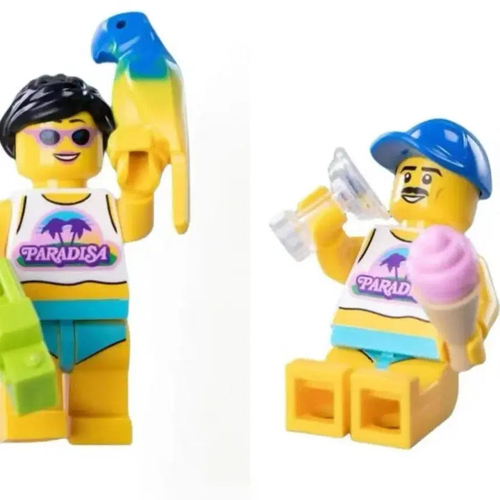 [BUNJANG] LEGO Paradisa Minifigure Set (2 Types) Bundle / (새제품) 레고 파라디사 미니피규어 2종 일괄 21358