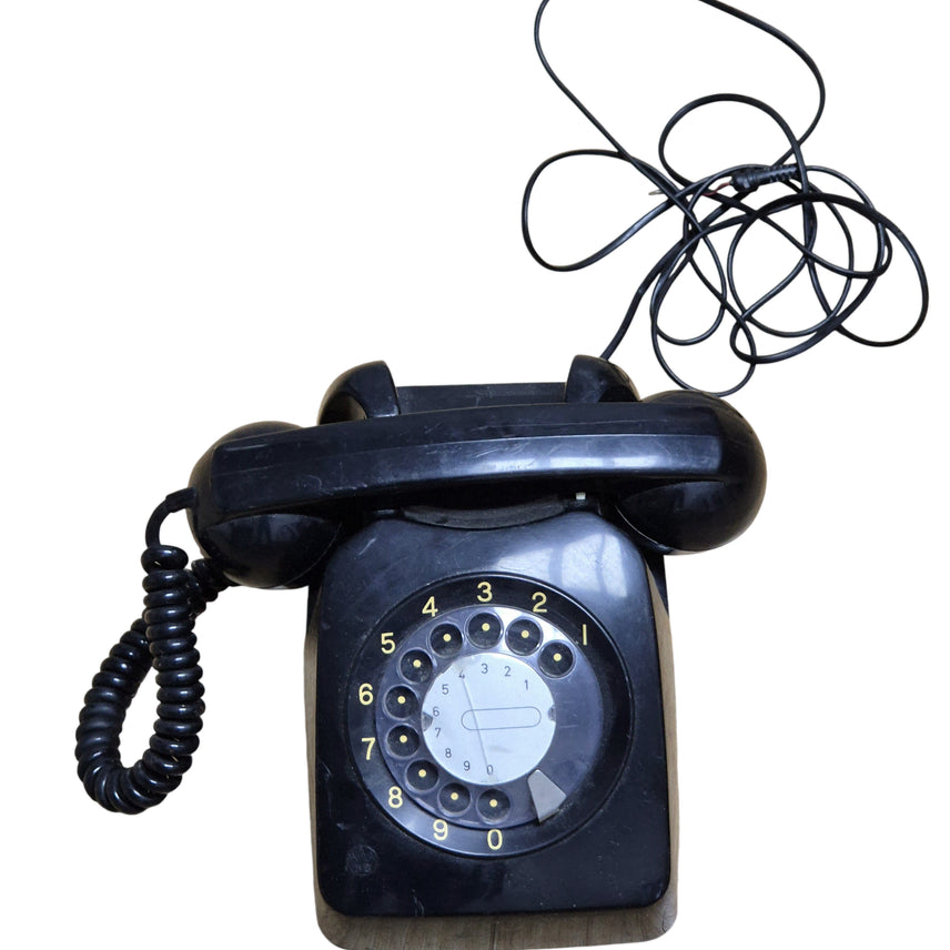 [BUNJANG] Korean Military Retro 80s Dial Rotary Phone Prop / 국군 구형 80s 레트로 빈티지 수집품 다이얼 전화기 영화소품 (FREE