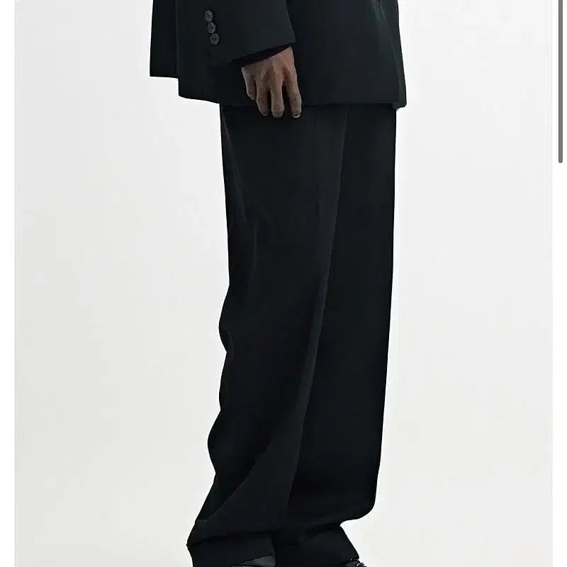 [BUNJANG] Solid Homme 26SS Banding Wide Pants Black / 36) 솔리드옴므 26ss 밴딩 와이드팬드