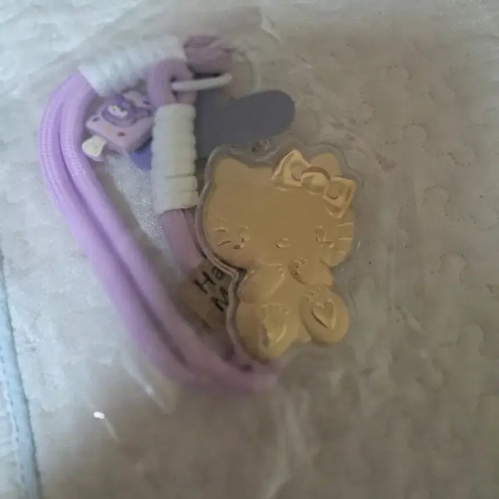 [BUNJANG] Hello Kitty 0.02g Solid Gold Keyring / 키티순금0.02그람키링