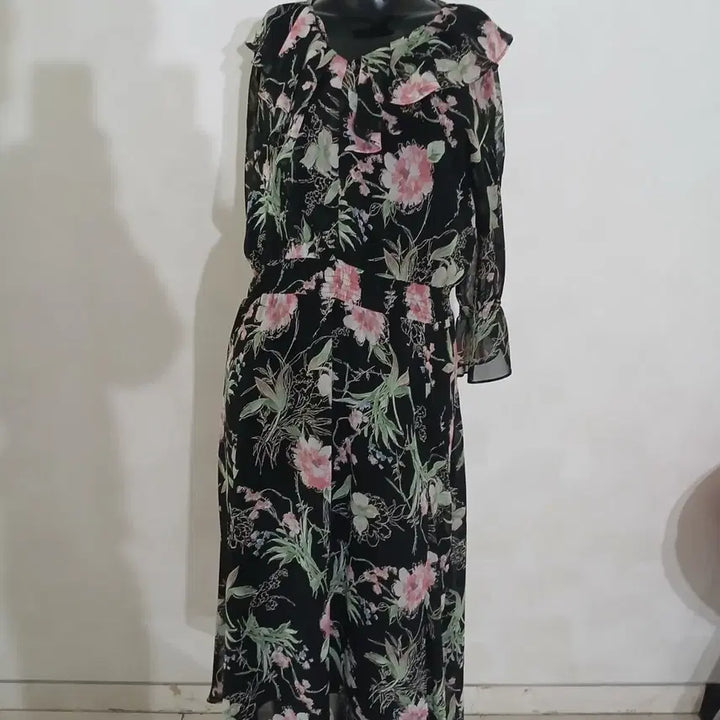 [BUNJANG] LYNN Print Long Dress / LYNN 린 프린트 롱 원피스