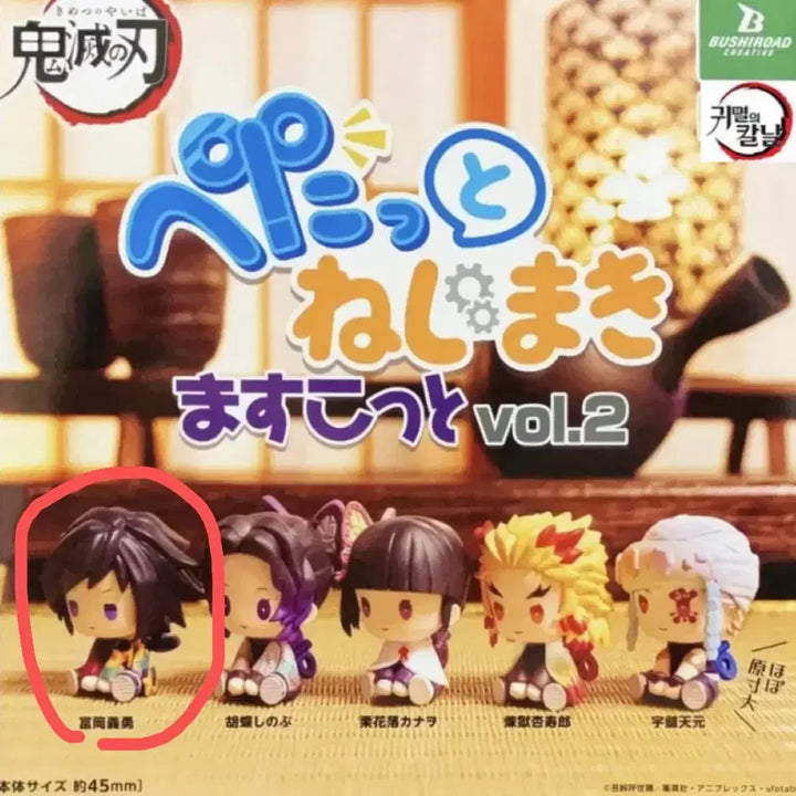 [BUNJANG] Demon Slayer: Kimetsu no Yaiba Giyu Tomioka Clockwork Gacha Unsealed / 귀칼 귀멸의칼날 태엽가챠 기유 미개봉