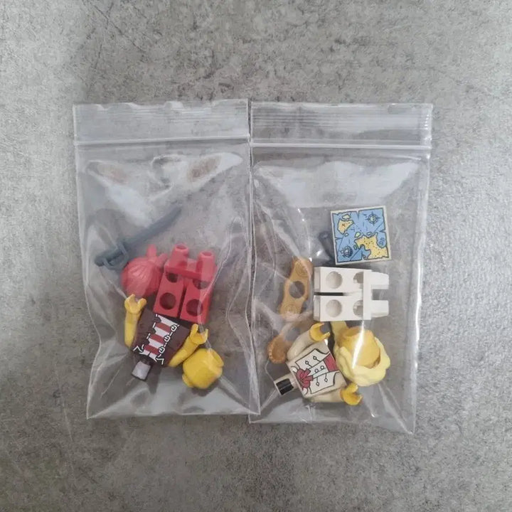[BUNJANG] LEGO Pirates Minifigure 2 Types Bundle Set / (새제품) 레고 해적 미니피규어 2종 일괄 21358
