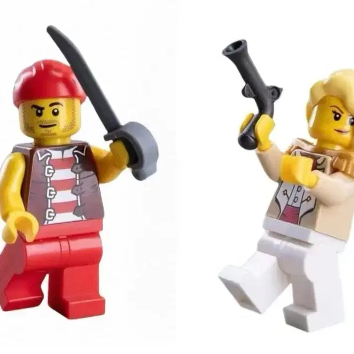 [BUNJANG] LEGO Pirates Minifigure 2 Types Bundle Set / (새제품) 레고 해적 미니피규어 2종 일괄 21358