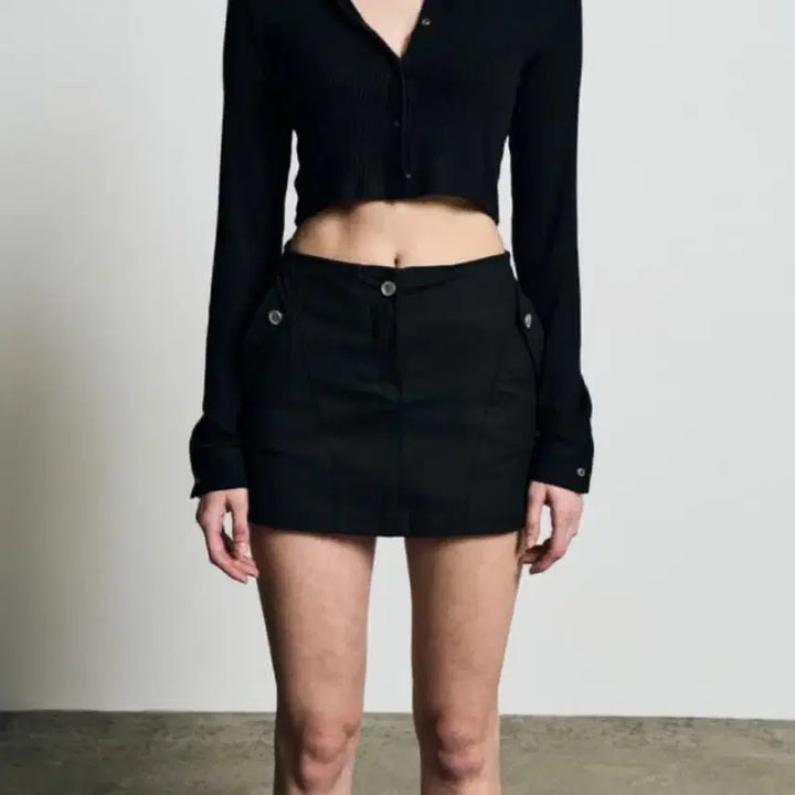 [BUNJANG] Bohemse Cotton Pocket Mini Skirt M / 보헴서 코튼 포켓 미니스커트 M