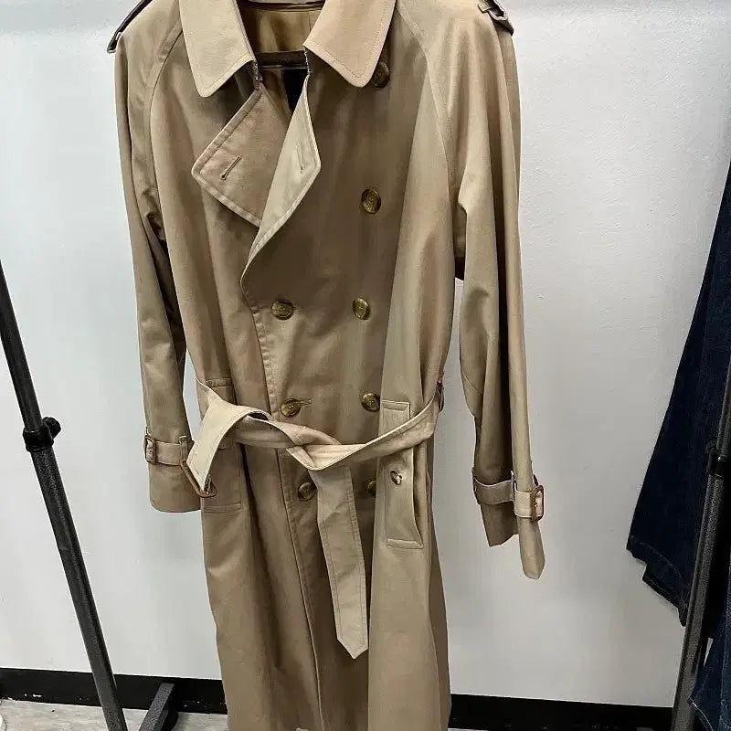 [BUNJANG] Burberry Gabardine Double Trench Coat / 110) 버버리 개버딘 더블 트렌치코트