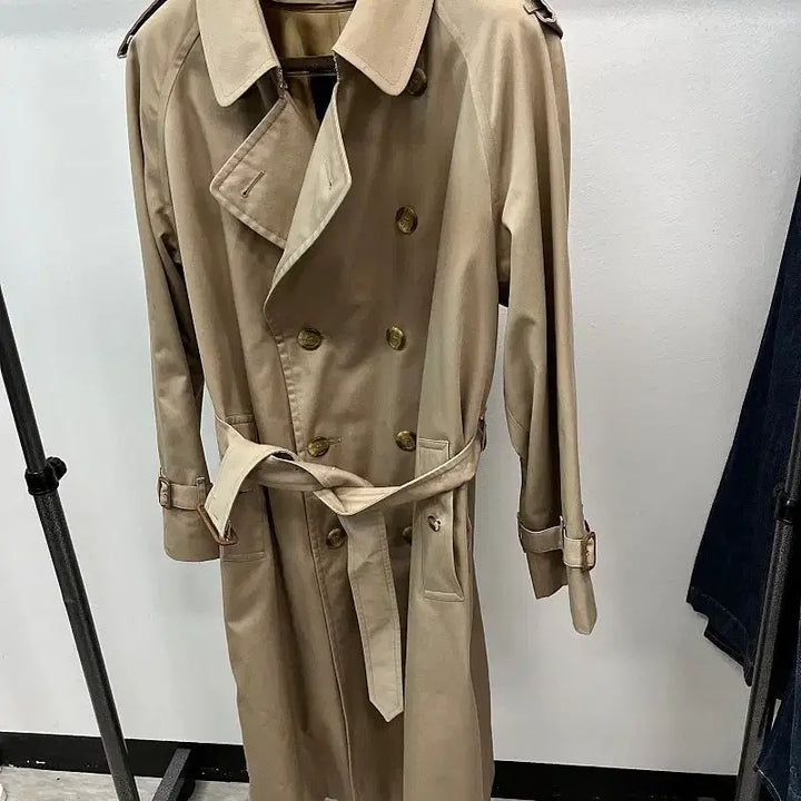 [BUNJANG] Burberry Gabardine Double Trench Coat / 110) 버버리 개버딘 더블 트렌치코트