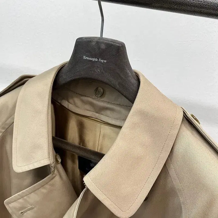 [BUNJANG] Burberry Gabardine Double Trench Coat / 110) 버버리 개버딘 더블 트렌치코트