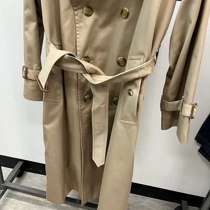 [BUNJANG] Burberry Gabardine Double Trench Coat / 110) 버버리 개버딘 더블 트렌치코트