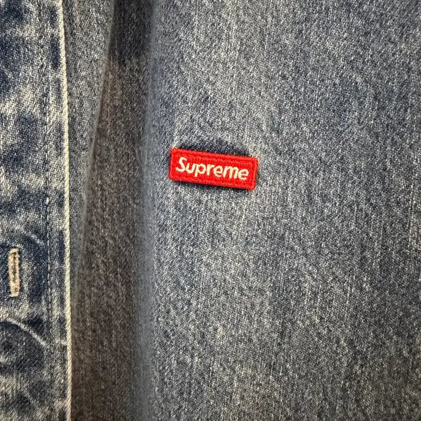 [BUNJANG] Supreme Small Box Denim Wash Shirt Indigo XL / 슈프림 스몰박스 데님 워시 셔츠 인디고 XL사이즈