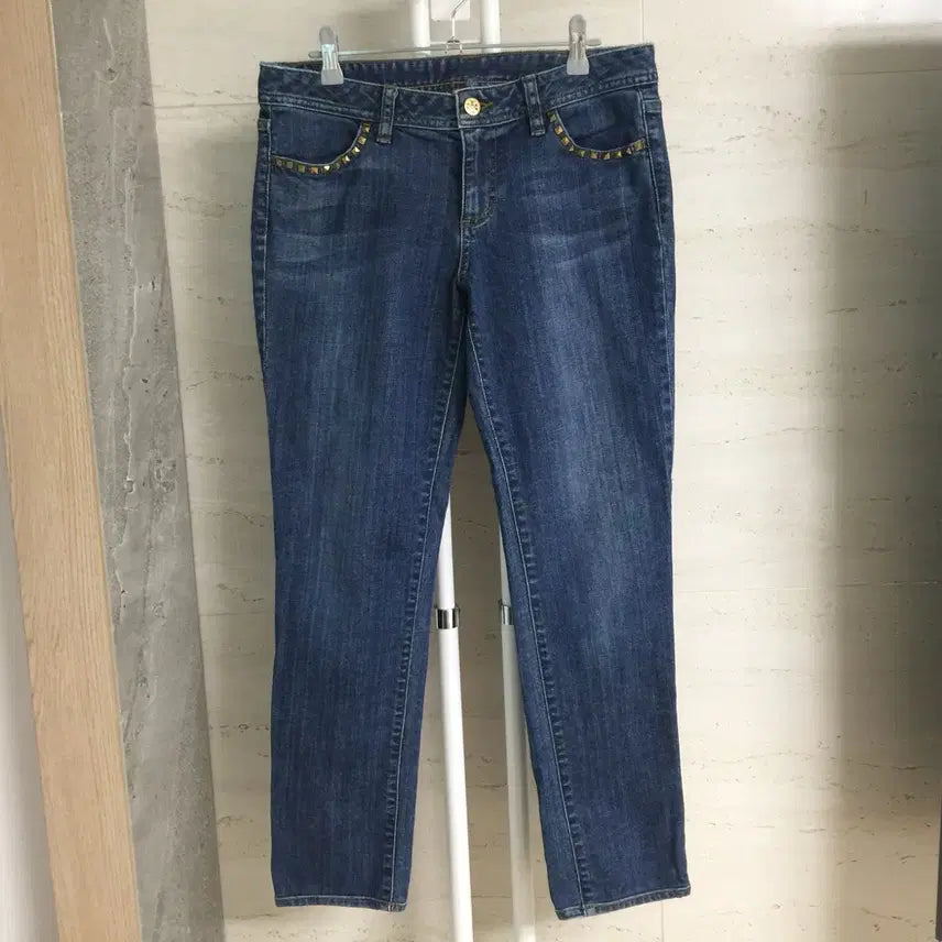 [BUNJANG] Tory Burch Stud Detail Denim Pants / 토리버치 데님 팬츠 29
