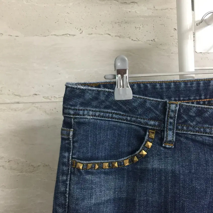 [BUNJANG] Tory Burch Stud Detail Denim Pants / 토리버치 데님 팬츠 29