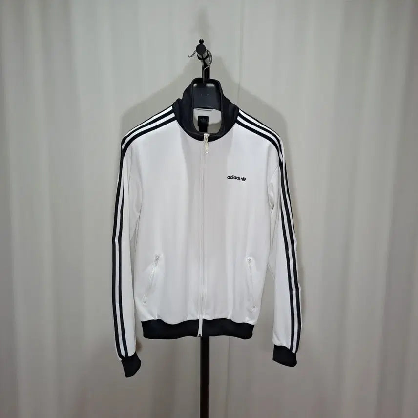 [BUNJANG] Adidas 00s Beckenbauer Track Top Jersey White/Black 100 / (택포) 아디다스 00s 베켄바우어 흰검 트랙탑 져지 100 B881