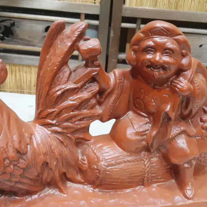 [BUNJANG] Japanese Pottery Rooster Figurine / 일본 자사 복신과 수탉