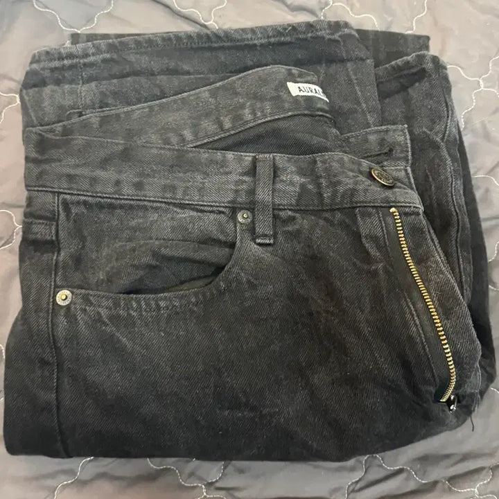 [BUNJANG] Auralee Selvedge Faded Light Denim Pants / 오라리 셀비지 페이디드 라이트 데님 팬츠