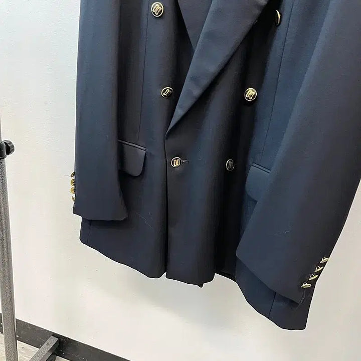 [BUNJANG] Daks Classic Gold Button Double Breasted Blazer / 110) 닥스 클래식 금장 더블자켓