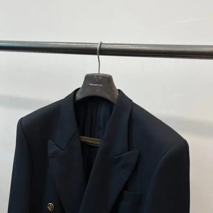 [BUNJANG] Daks Classic Gold Button Double Breasted Blazer / 110) 닥스 클래식 금장 더블자켓