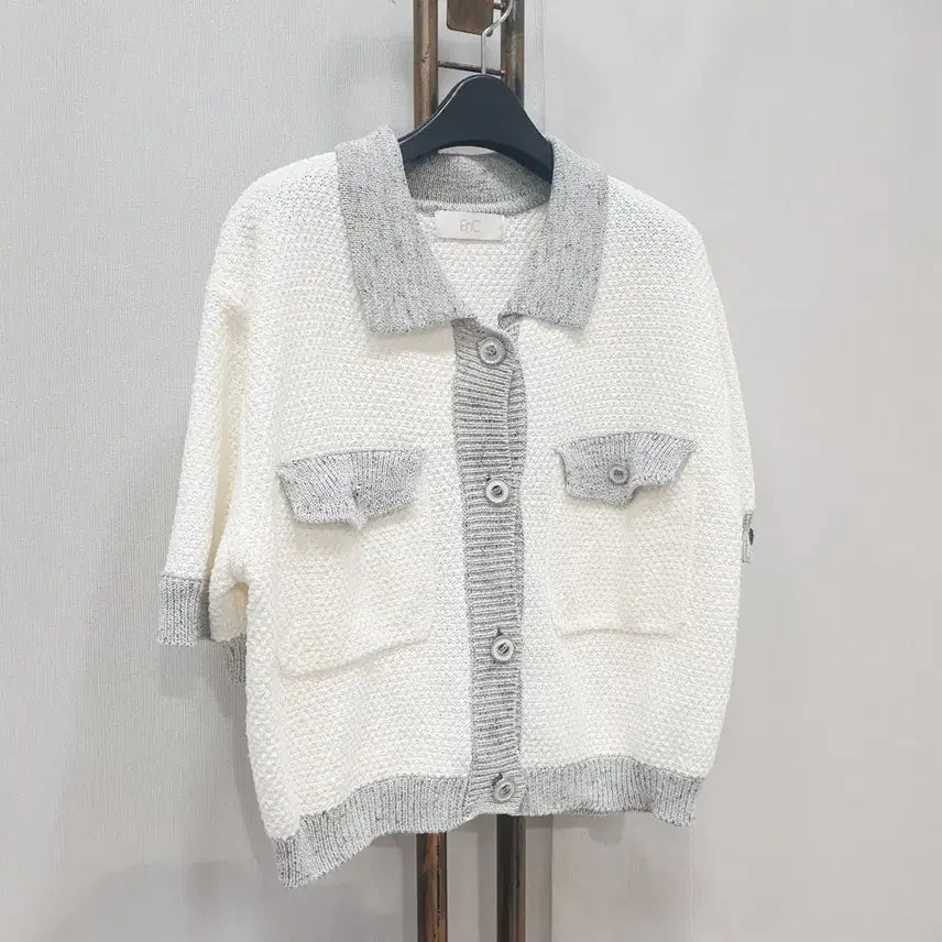 [SOLD OUT] (kk69671)이엔씨 ENC 반팔 크롭 자켓 55-66