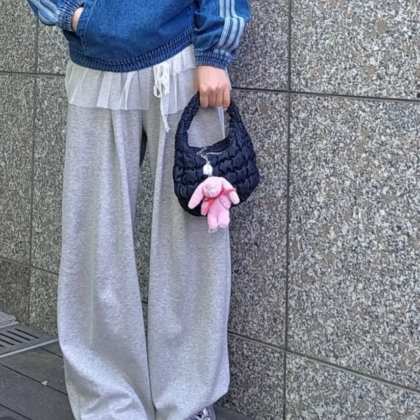 [BUNJANG] COS Quilted Micro Bag Dark Blue Denim / 코스 퀼티드 마이크로백 다크 블루 데님