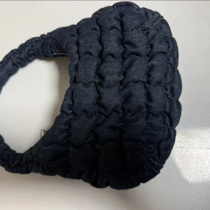 [BUNJANG] COS Quilted Micro Bag Dark Blue Denim / 코스 퀼티드 마이크로백 다크 블루 데님