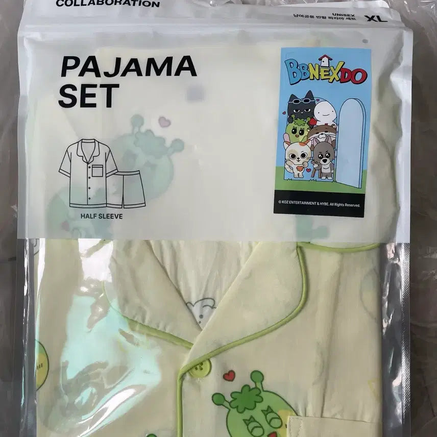 [BUNJANG] BOYNEXTDOOR x SPAO Leehan Summer Pajama Set (XL) / 미개봉)쁘넥도 스파오 삼한이 여름 잠옷 파자마 세트 XL이한 반팔 반바지