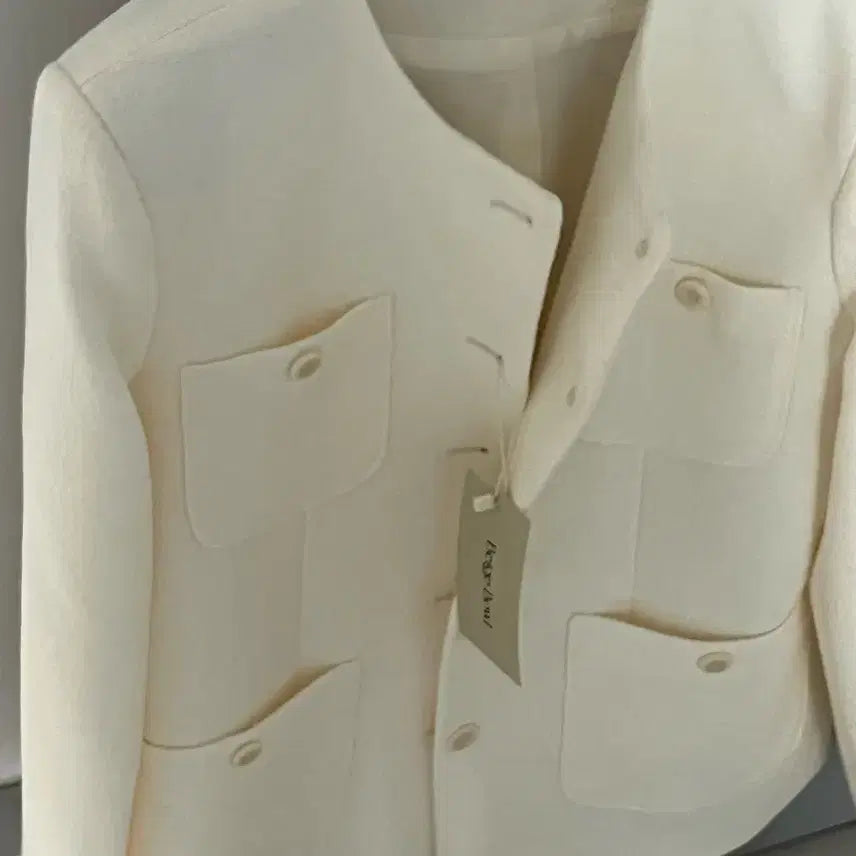 [BUNJANG] Beige Bowl Tweed Jacket / 베이지보울 트위드자켓(새상품)
