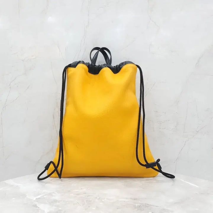 [BUNJANG] Gucci GG Logo Leather Drawstring Backpack 494053 / 구찌 GG 로고 가죽 드로우스트링 백팩 494053