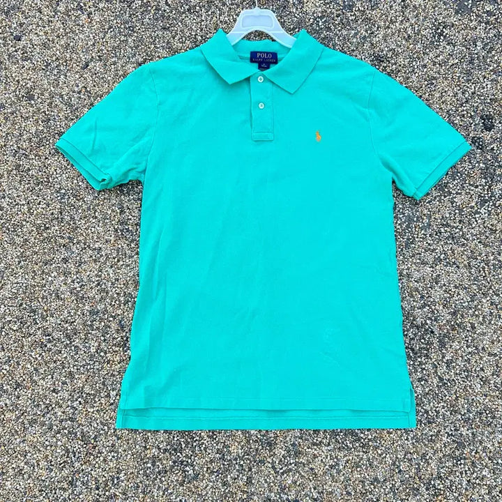 [BUNJANG] Polo Green Collar T-shirt / 폴로 그린 카라티