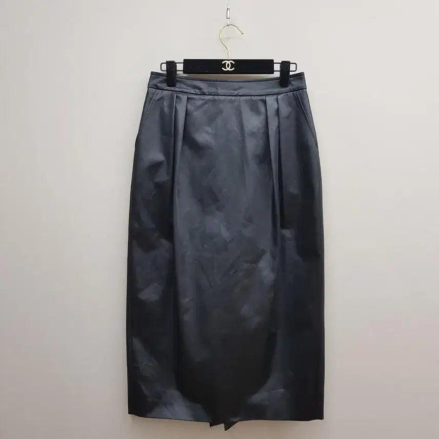 [BUNJANG] ORR Leather Texture Midi Skirt - Size M / 오르 ORR 레더 텍스처 미디 스커트  m사이즈