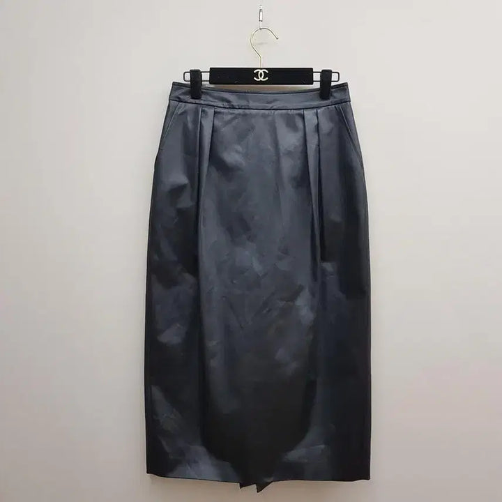 [BUNJANG] ORR Leather Texture Midi Skirt - Size M / 오르 ORR 레더 텍스처 미디 스커트  m사이즈