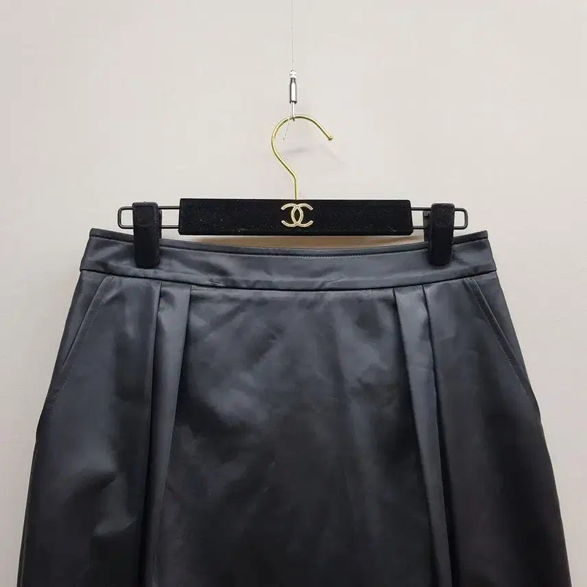 [BUNJANG] ORR Leather Texture Midi Skirt - Size M / 오르 ORR 레더 텍스처 미디 스커트  m사이즈