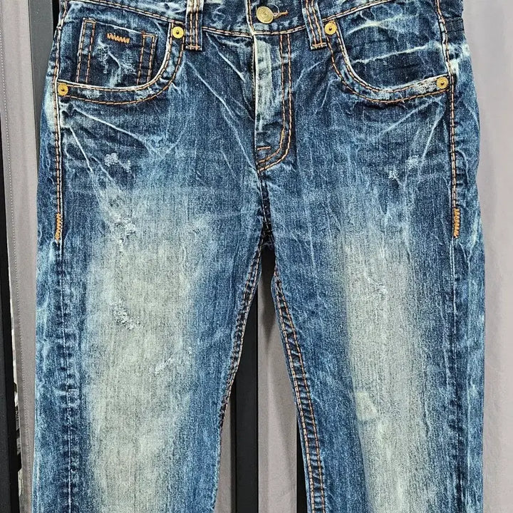 [BUNJANG] BUCKAROOS Denim Shorts Snow Washing Size 34 / BUCKAROOS 데님 반바지 스노우 워싱 34인치