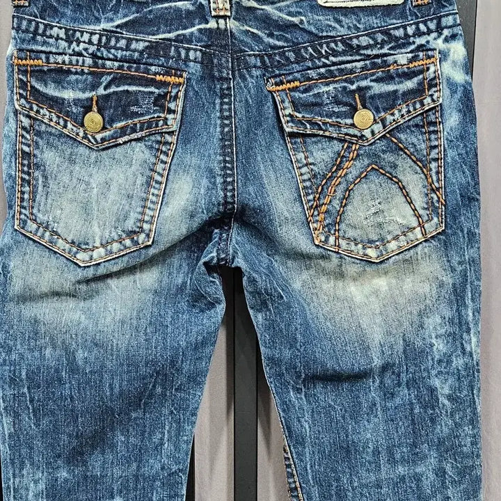 [BUNJANG] BUCKAROOS Denim Shorts Snow Washing Size 34 / BUCKAROOS 데님 반바지 스노우 워싱 34인치