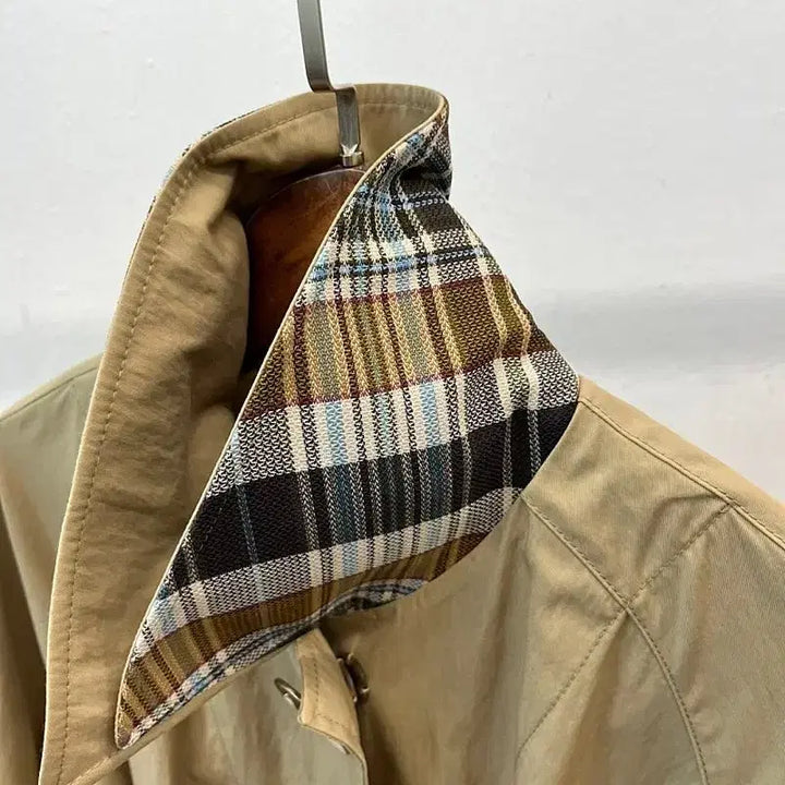 [BUNJANG] Time Italy Trench Coat Cotton Nylon / 여) 타임 이태리 트렌치코트