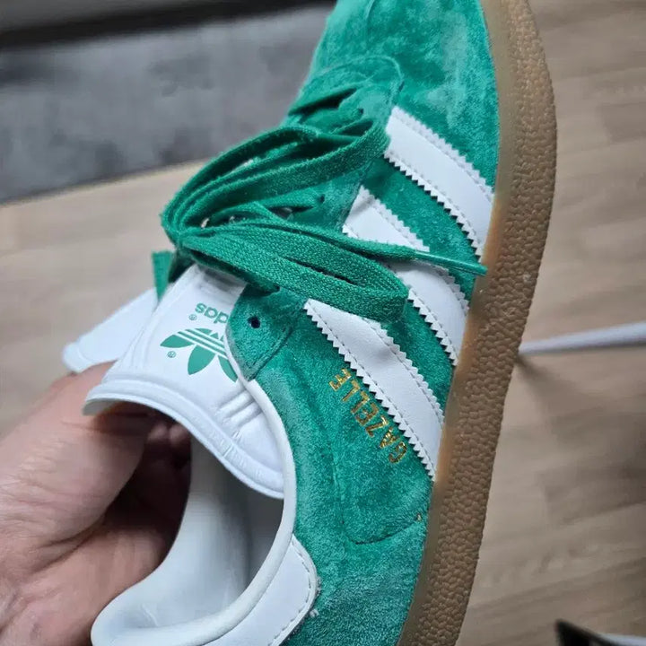 [BUNJANG] Adidas Gazelle Green Suede Sneakers US 7 / 아디다스 가젤 그린 스웨이드 운동화 250